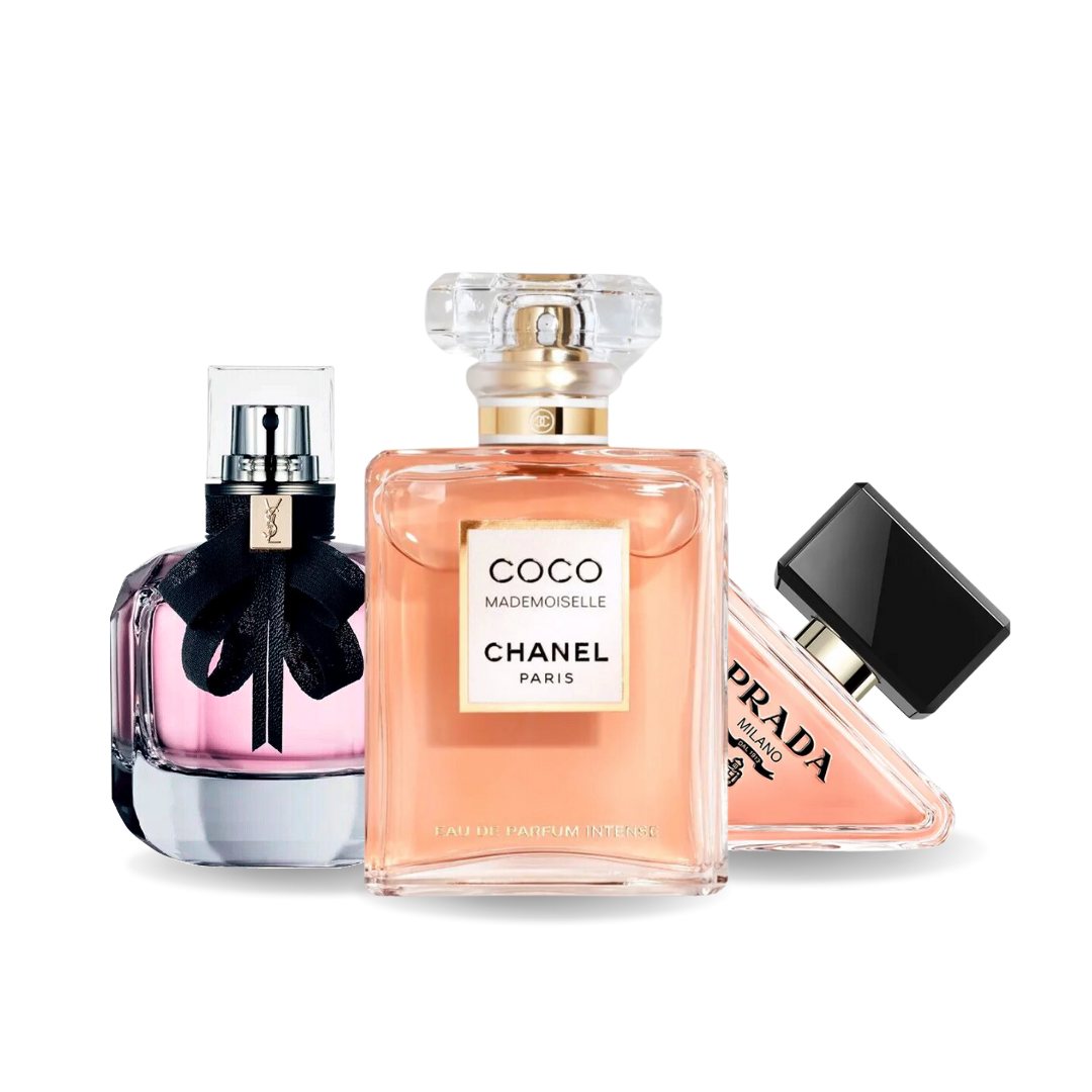 Coffret de 3 parfums: Prada Prada PARADOXE, COCO MADEMOISELLE, MON PARIS 100ml