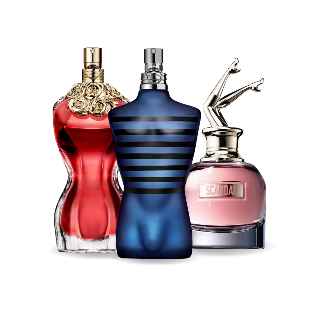 Coffret de 3 parfums: LA BELLE, ULTRA MALE, Gaultier SCANDAL 100ml
